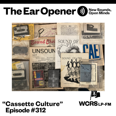 A collection of cassettes and fanzines from the 1980s.